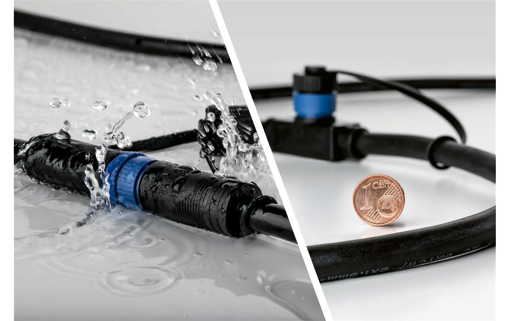 Paulmann Gartenspot Plug & Shine Radon IP65, 3000 K, 11 W, Grau