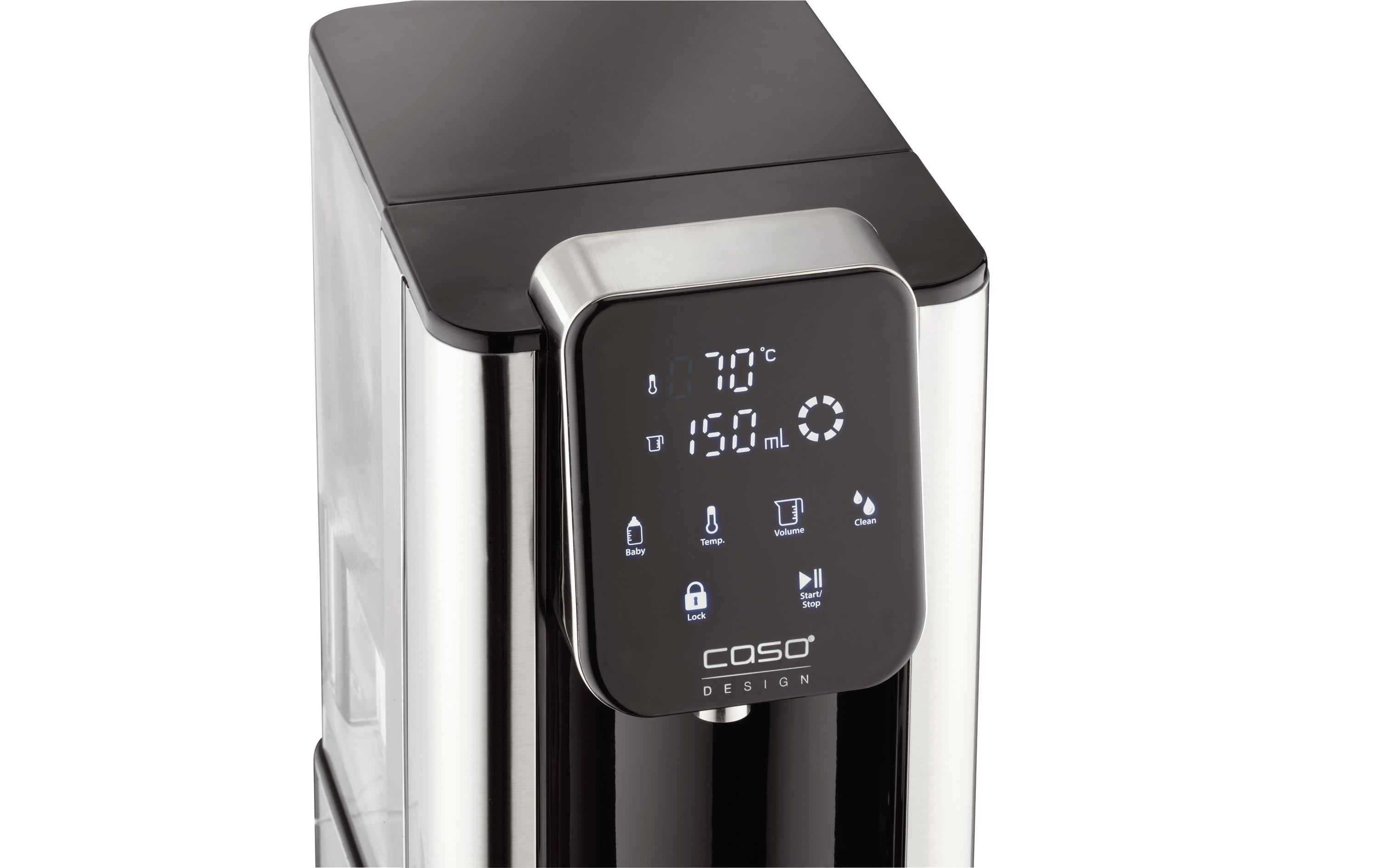 Caso Turbo Heisswasserspender HW660 2.7 l, Hellgrau/Schwarz