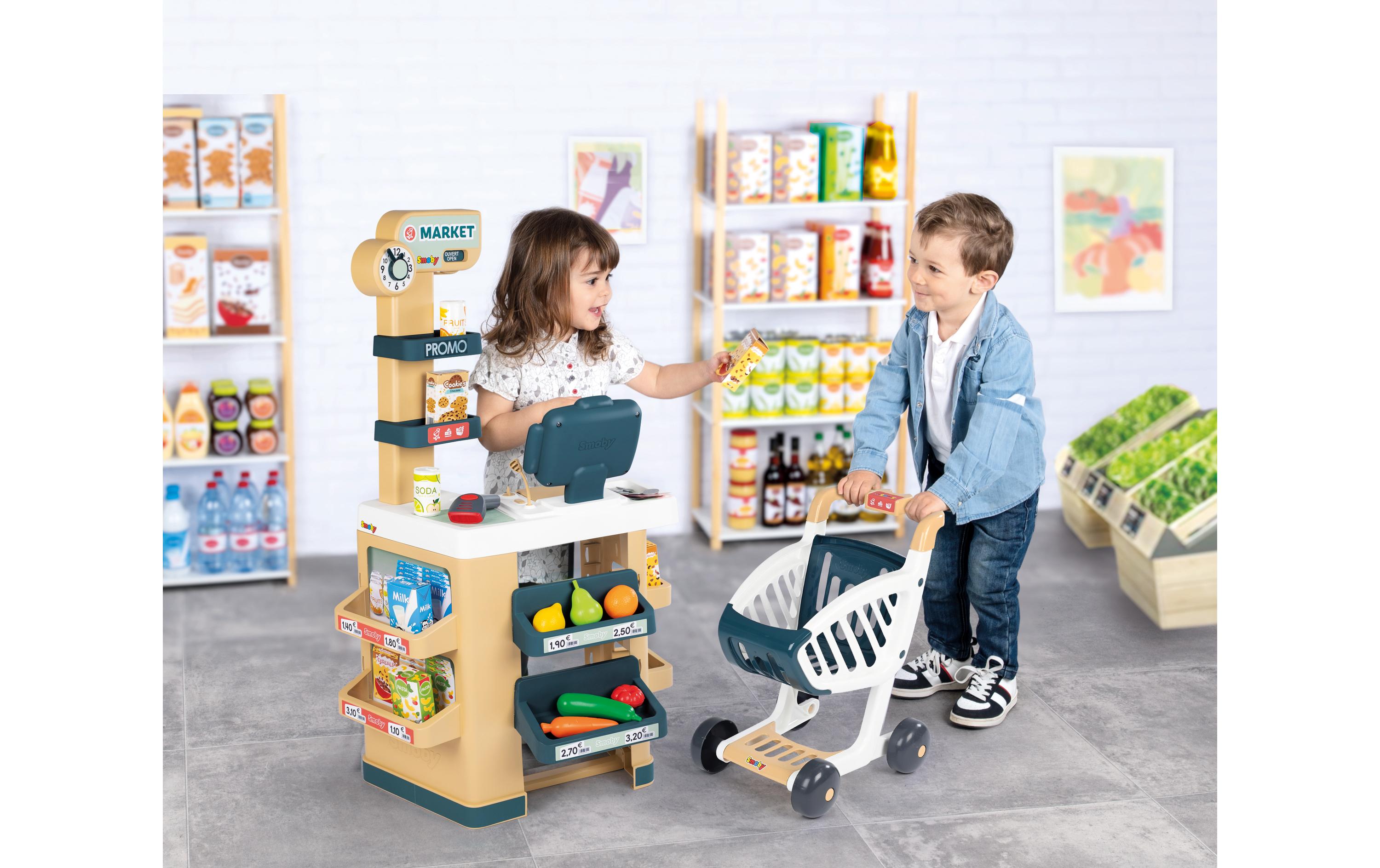 Smoby City-Markt mit Einkaufswagen Smoby City-Markt mit Einkaufswagen