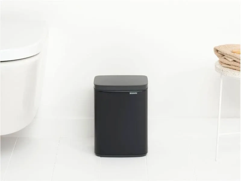 Brabantia Kosmetikeimer Bo Waste Bin 4 l, Schwarz matt Brabantia Kosmetikeimer Bo Waste Bin 4 l, Schwarz matt