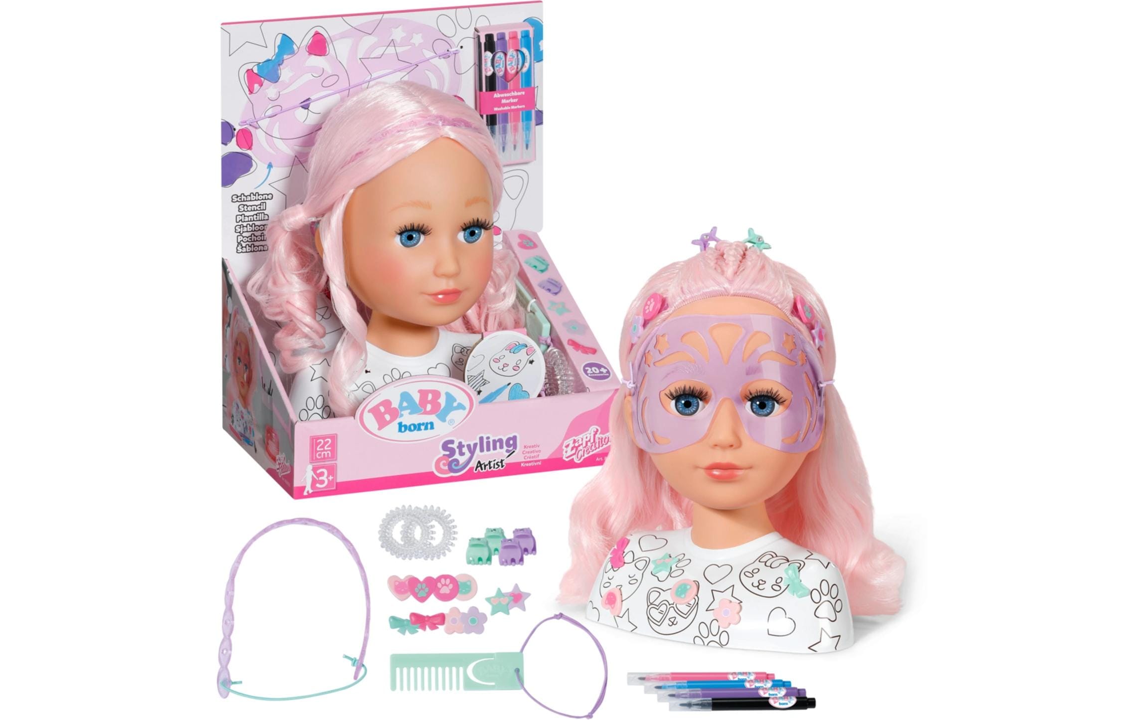 Baby Born Spielset Styling Head Artist Baby Born Spielset Styling Head Artist