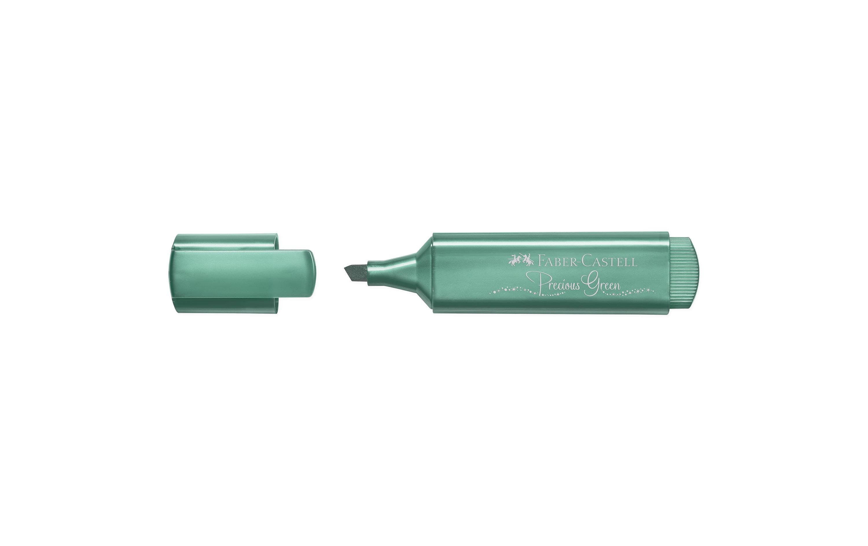 Faber-Castell Textmarker 1546 Precious Green, Metallic