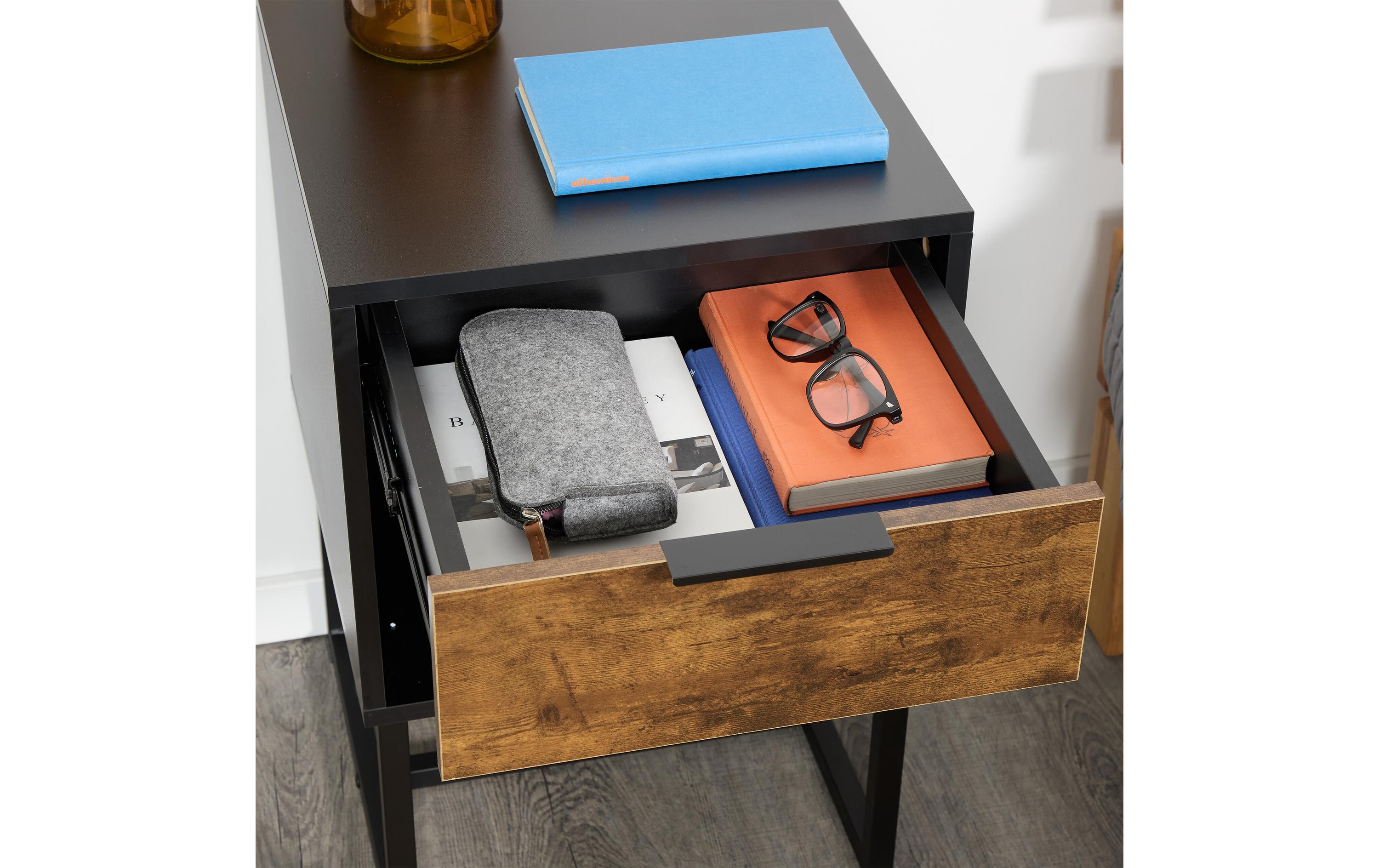 relaxdays Nachttisch 60.5 x 40 x 41.5 cm