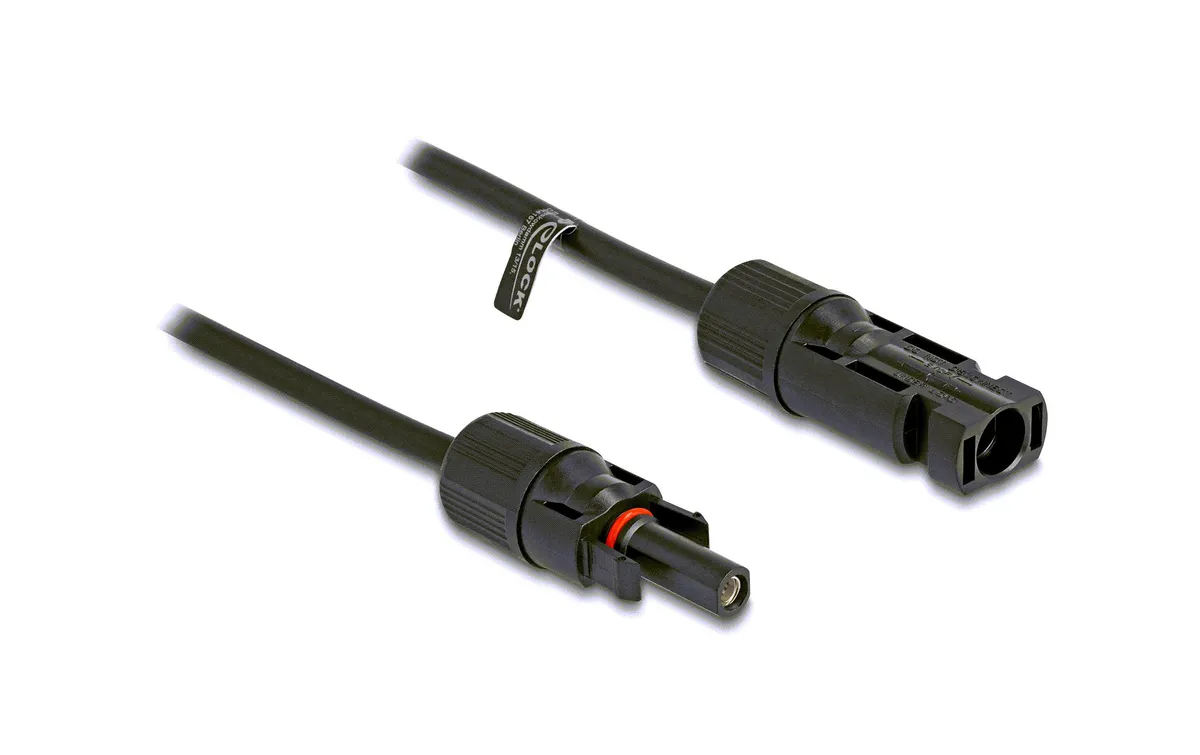 Delock Anschlusskabel DL4 Stecker zu Buchse 6 mm², 1 m Delock Anschlusskabel DL4 Stecker zu Buchse 6 mm², 1 m