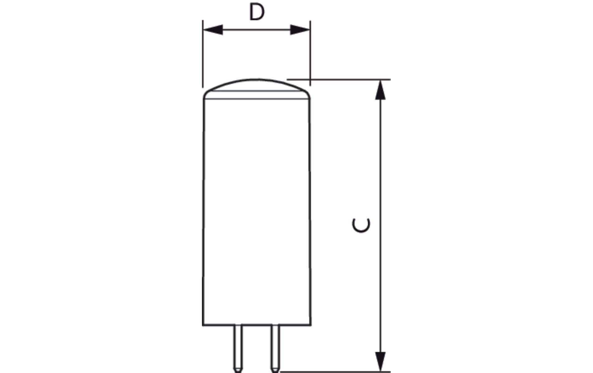 Philips Professional Lampe CorePro LEDcapsuleLV 4.2-40W GY6.35 827D