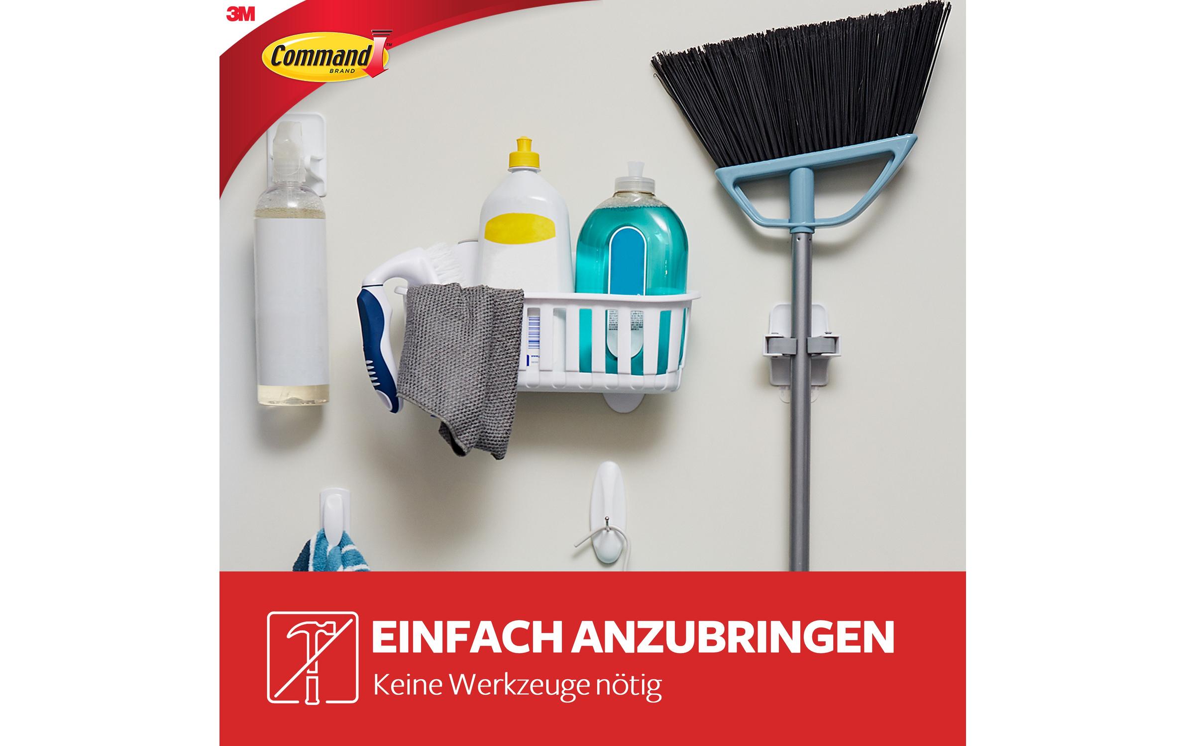 Command Klebehaken Besenhalter 1.8 kg, Weiss