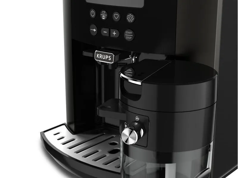 Krups Kaffeevollautomat ARABICA LATTE EA819 Schwarz Krups Kaffeevollautomat ARABICA LATTE EA819 Schwarz