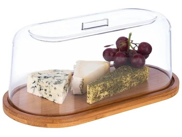 APS Servierplatte Tablett mit Haube 2-teilig, 28 x 14 x 11.5 cm APS Servierplatte Tablett mit Haube 2-teilig, 28 x 14 x 11.5 cm