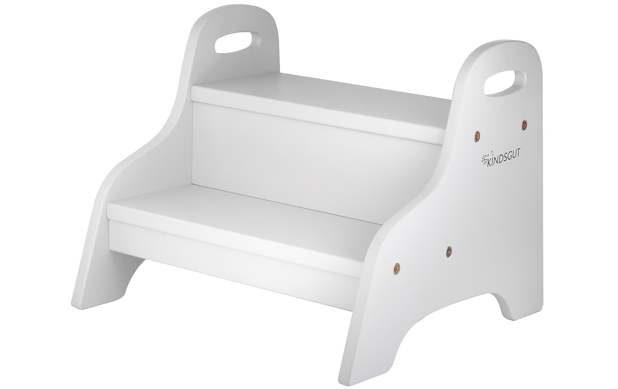 Kindsgut Schemel Holztritt Hellgrau
