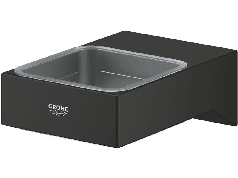 GROHE Selection Cube Zubehörhalter Wandmontage Metall Mattschwarz GROHE Selection Cube Zubehörhalter Wandmontage Metall Mattschwarz