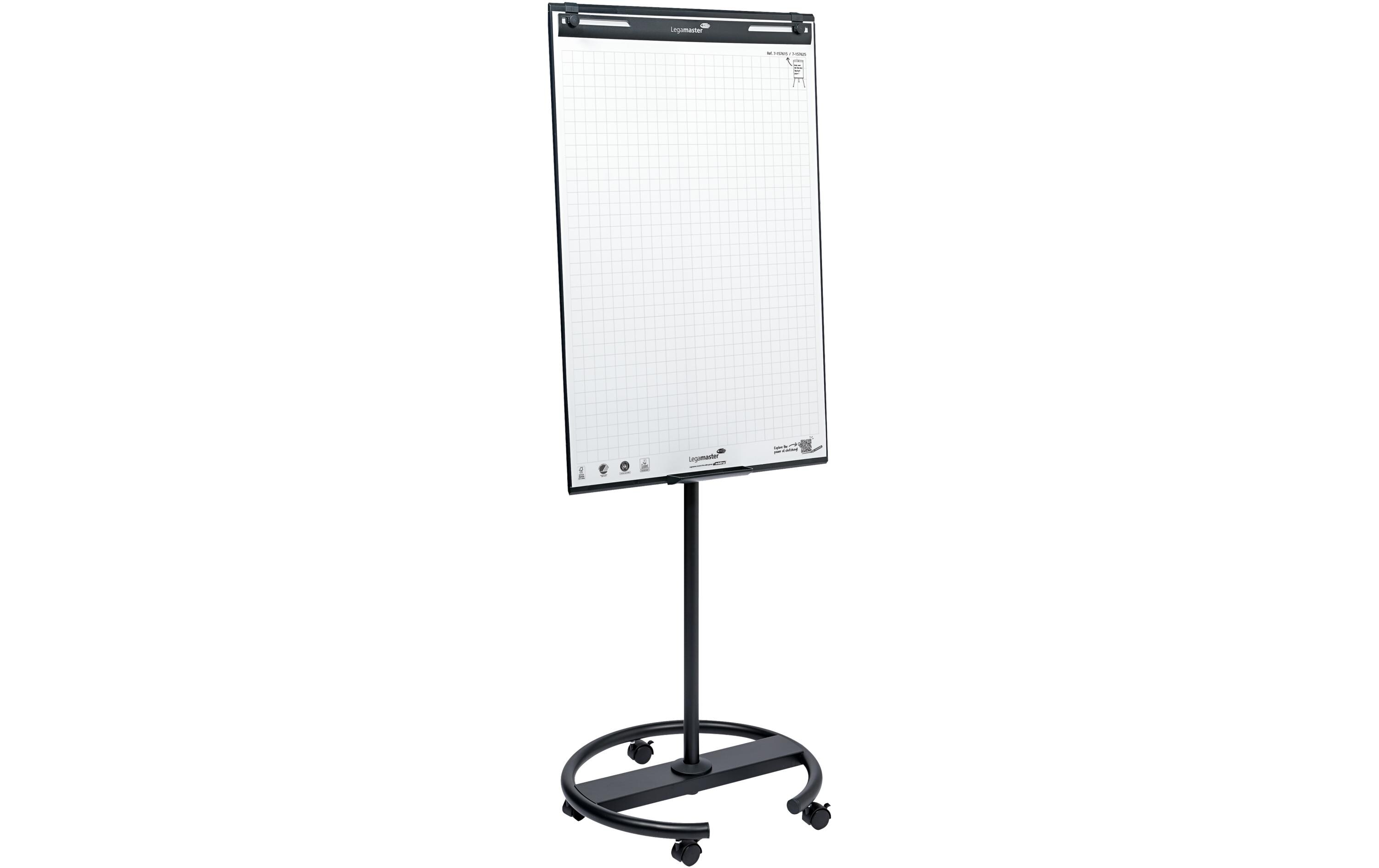 Legamaster Papierblock kariert 65 x 98 cm Hochweiss 2 Stück x 50 Blatt