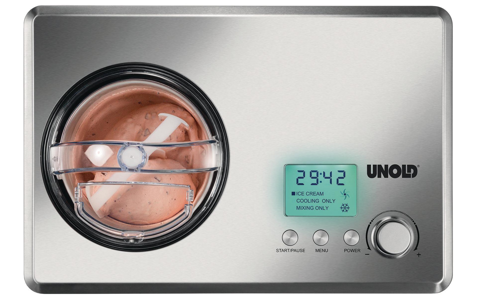 Unold Glacemaschine Nobile 2 l, Silber