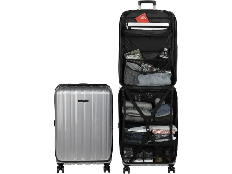 CASYRO Stand-Up Koffer Large, 120 L, Grau CASYRO Stand-Up Koffer Large, 120 L, Grau