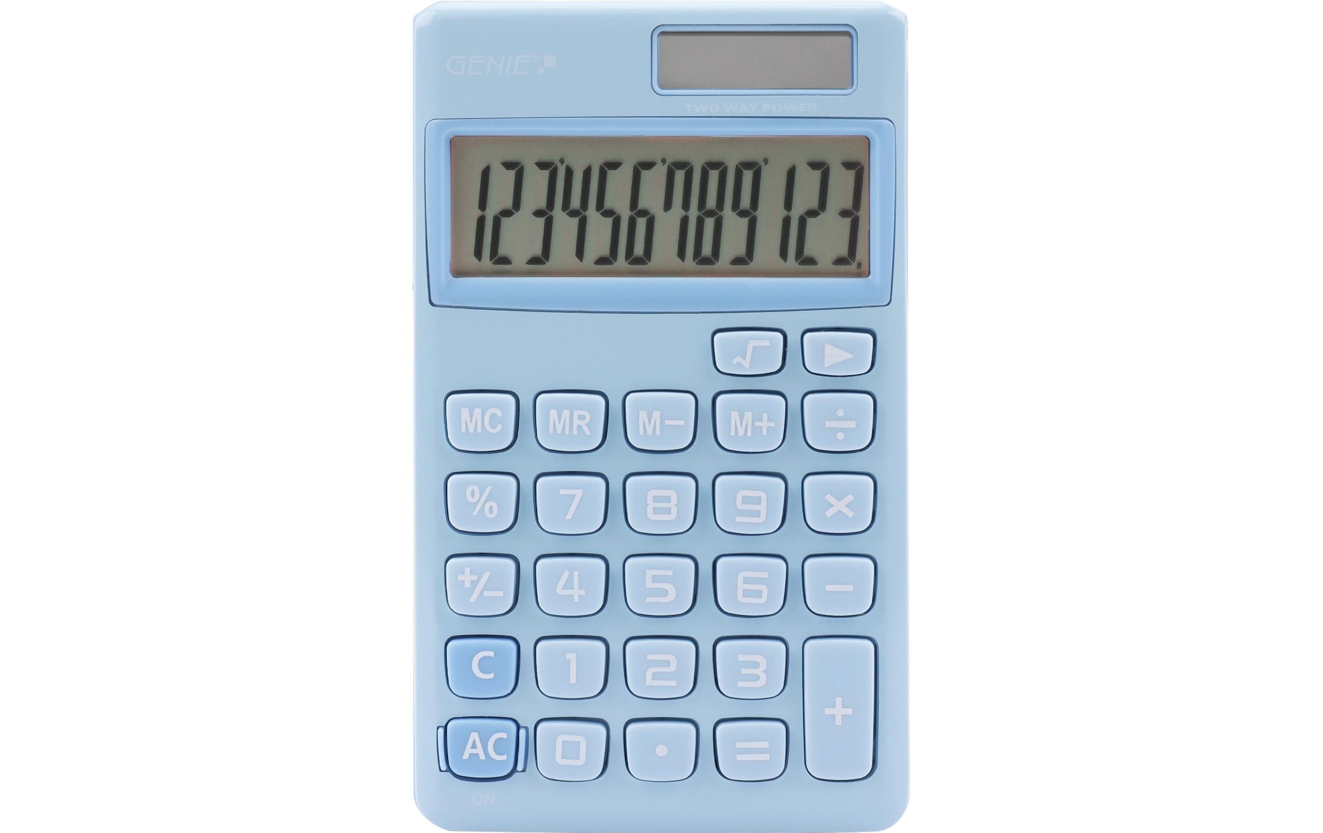 Genie Taschenrechner 212B Blau Genie Taschenrechner 212B Blau
