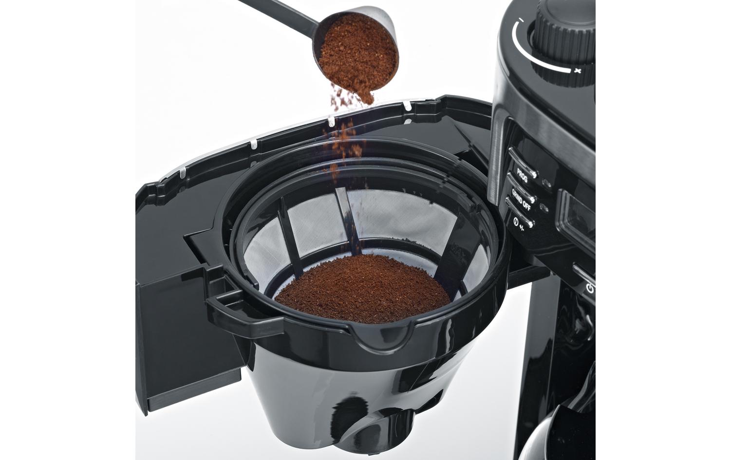 Severin Filterkaffeemaschine KA 4810 Schwarz/Silber