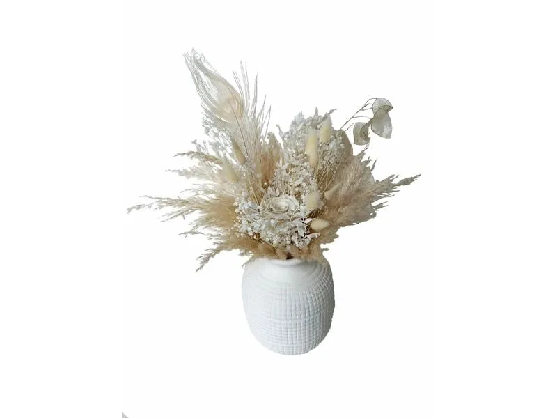 Soli Collection Trockenblumen Michaela Weiss-Gelb/Braun