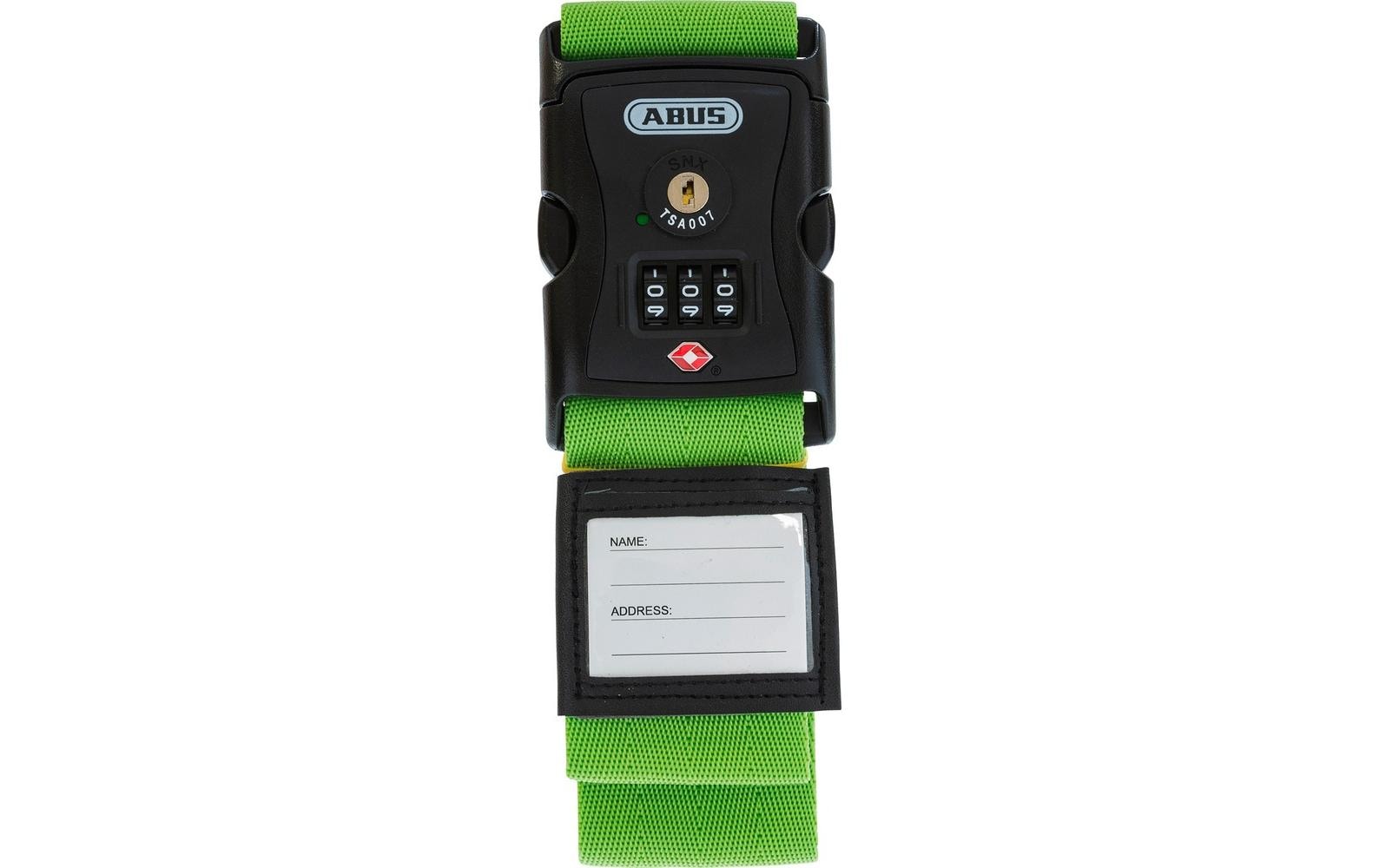Abus Reiseschloss Kofferband 620TSA/192 Grün Abus Reiseschloss Kofferband 620TSA/192 Grün