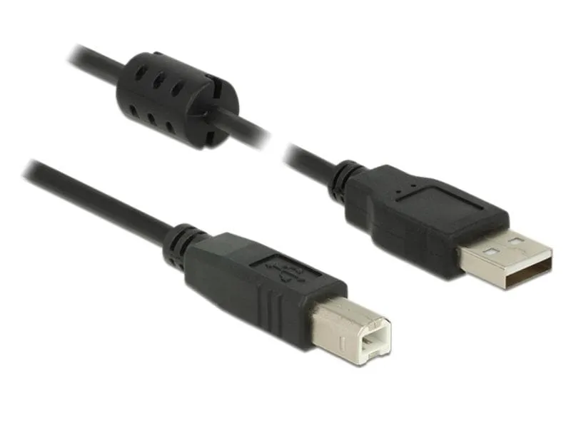 Delock USB 2.0-Kabel USB A - USB B 5 m