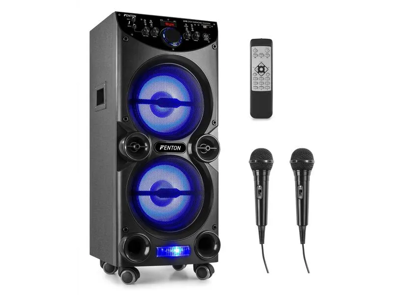 Fenton Lautsprecher LIVE2104 Karaoke Maschine Schwarz Fenton Lautsprecher LIVE2104 Karaoke Maschine Schwarz