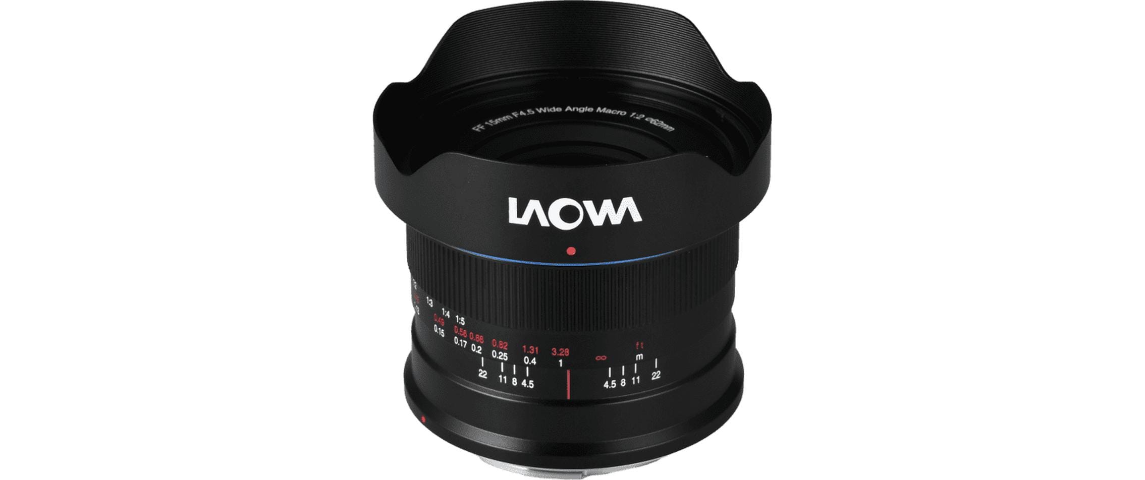 Laowa 15mm F/4.5 0.5X Weitwinkel-Makro Auto-Blende – Canon EF