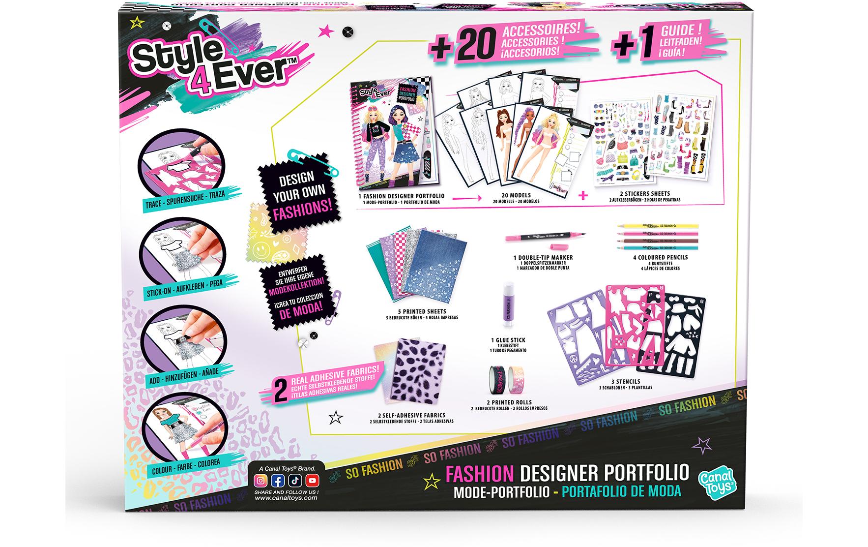 Canal Toys Bastelset Fashion Designer Portfolio