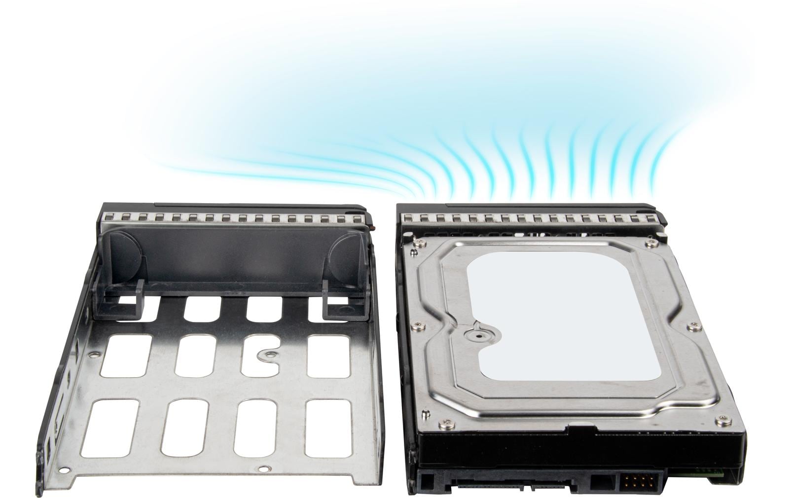 SilverStone Festplatteneinsatz mit Diebstahlschutz-Schloss