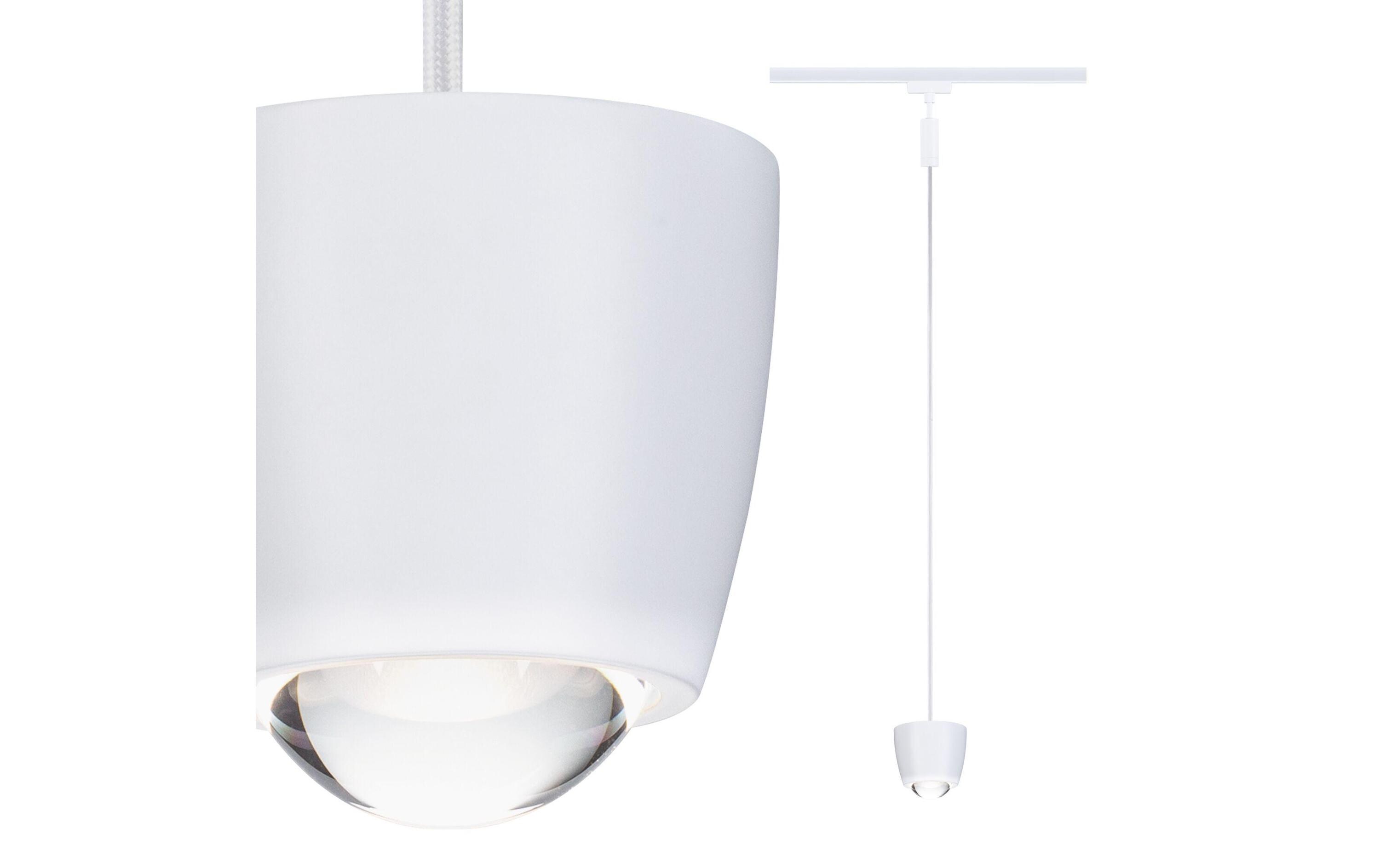 Paulmann URail LED Pendel Tyros RGBW Zigbee, 4.5W, signalweiss Paulmann URail LED Pendel Tyros RGBW Zigbee, 4.5W, signalweiss