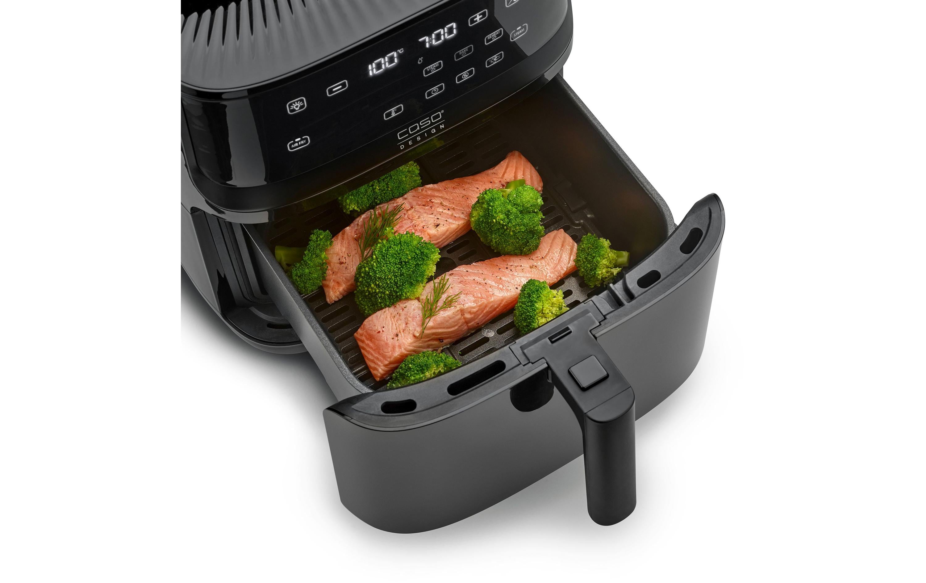Caso Heissluft-Fritteuse AirFry & Steam 700 1.3 kg, Schwarz