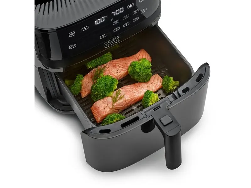 Caso Heissluft-Fritteuse AirFry & Steam 700 1.3 kg, Schwarz Caso Heissluft-Fritteuse AirFry & Steam 700 1.3 kg, Schwarz