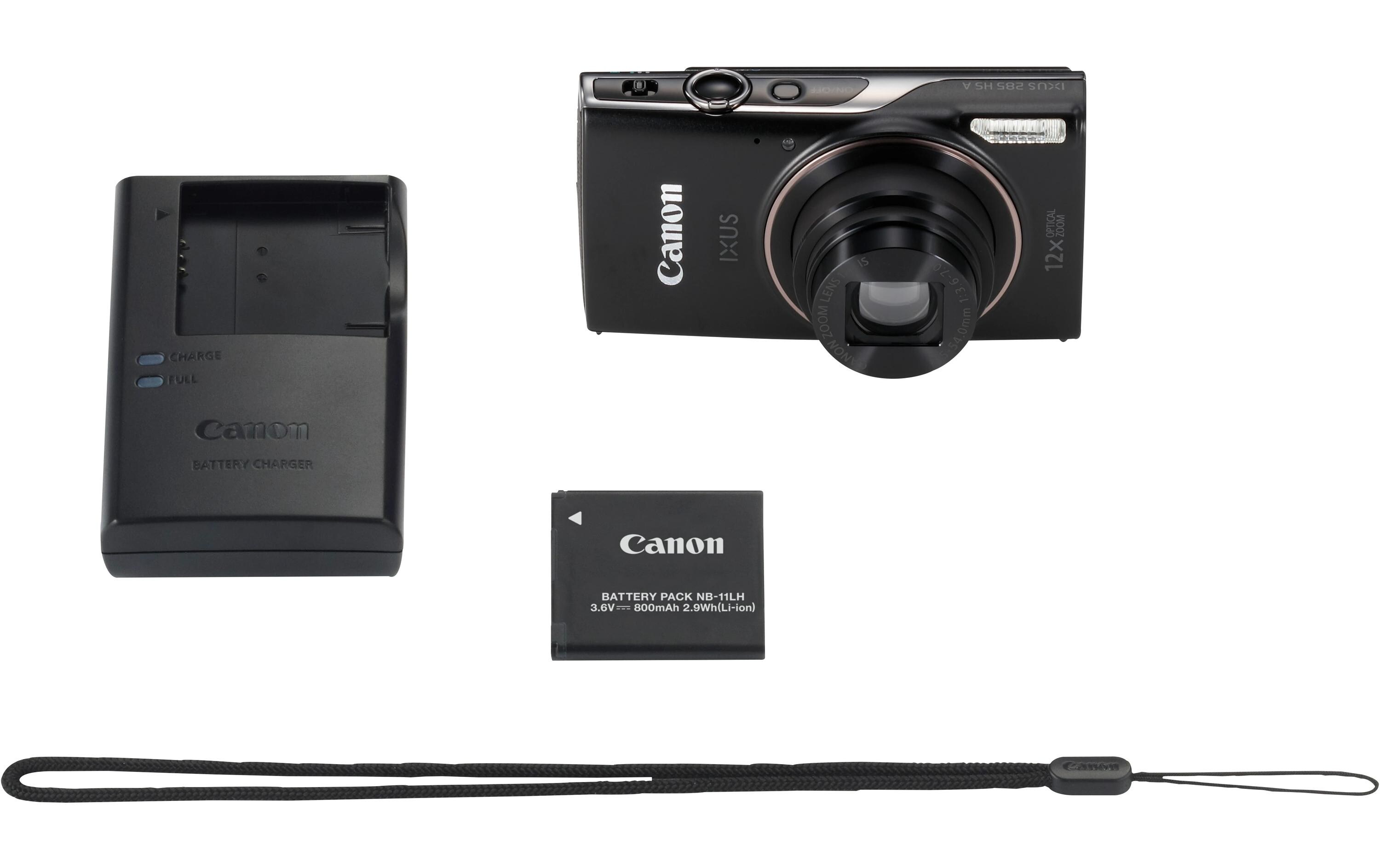 Canon Fotokamera IXUS 285 HS A Schwarz