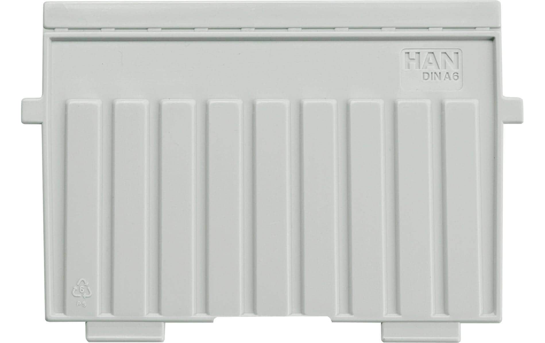HAN Karteibox Stützplatte Quer A6, Grau HAN Karteibox Stützplatte Quer A6, Grau
