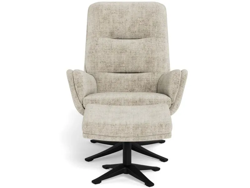 AC Design Sessel Suton Recliner mit Hocker Beige AC Design Sessel Suton Recliner mit Hocker Beige