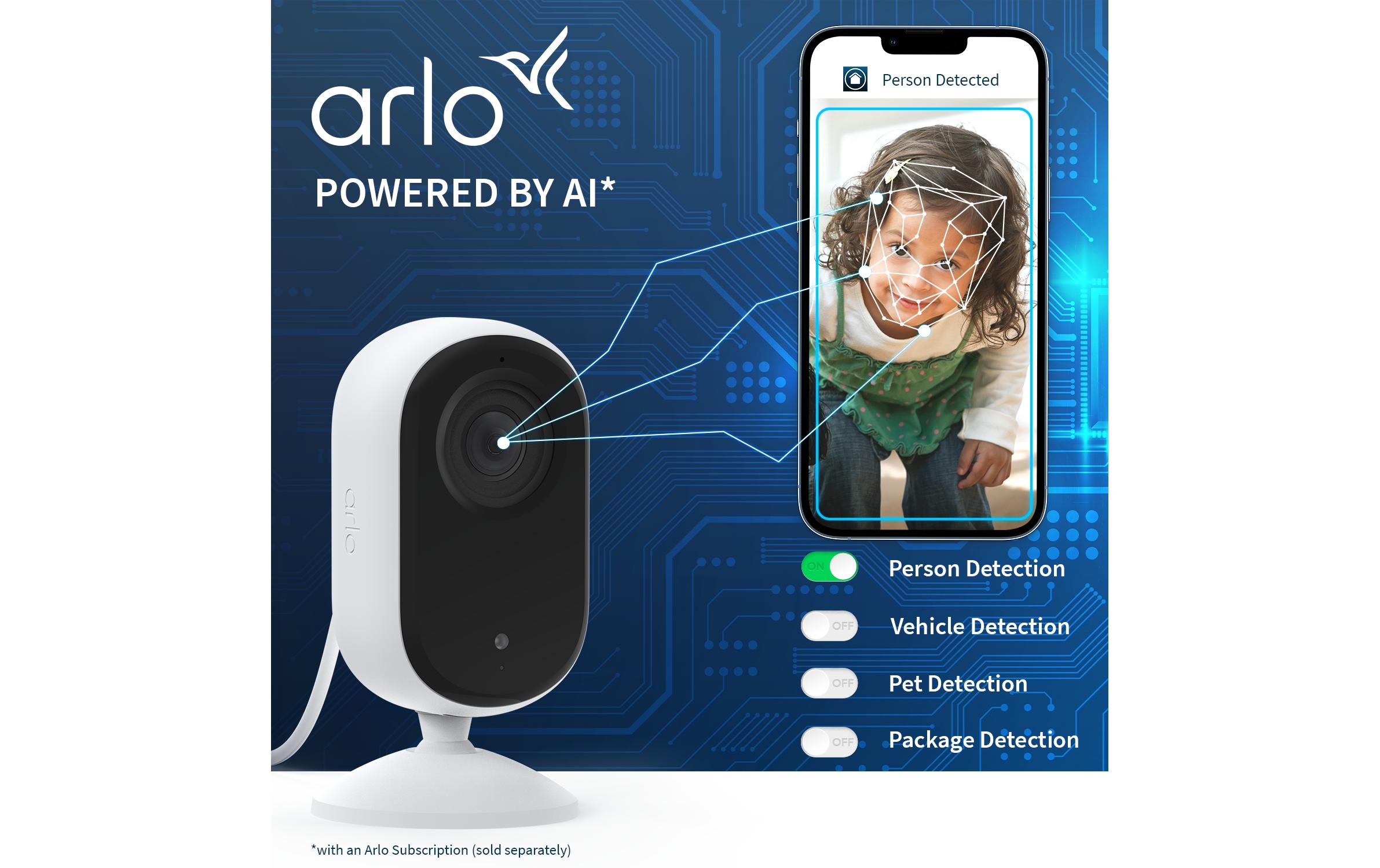 Arlo Netzwerkkamera IP 2er Pack, BUN3050-3060EUS Weiss Arlo Netzwerkkamera IP 2er Pack, BUN3050-3060EUS Weiss