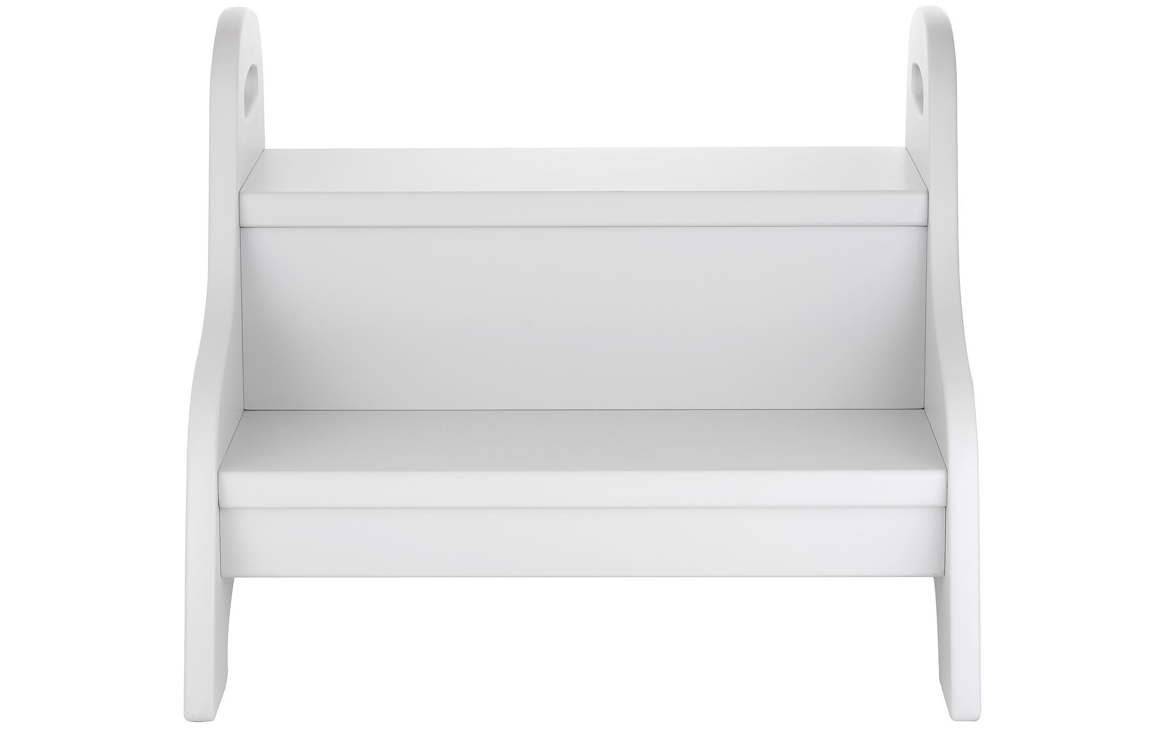 Kindsgut Schemel Holztritt Hellgrau