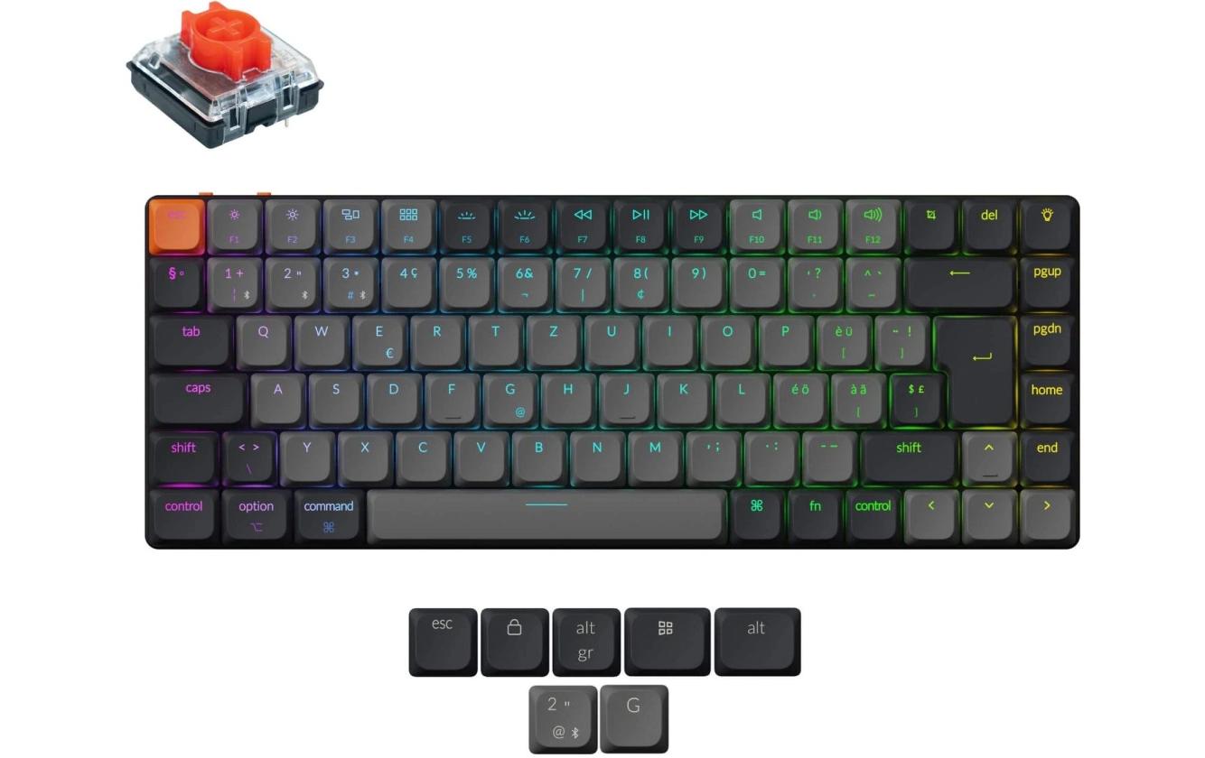 Keychron Gaming-Tastatur K3 QMK Version 3 Red Switch