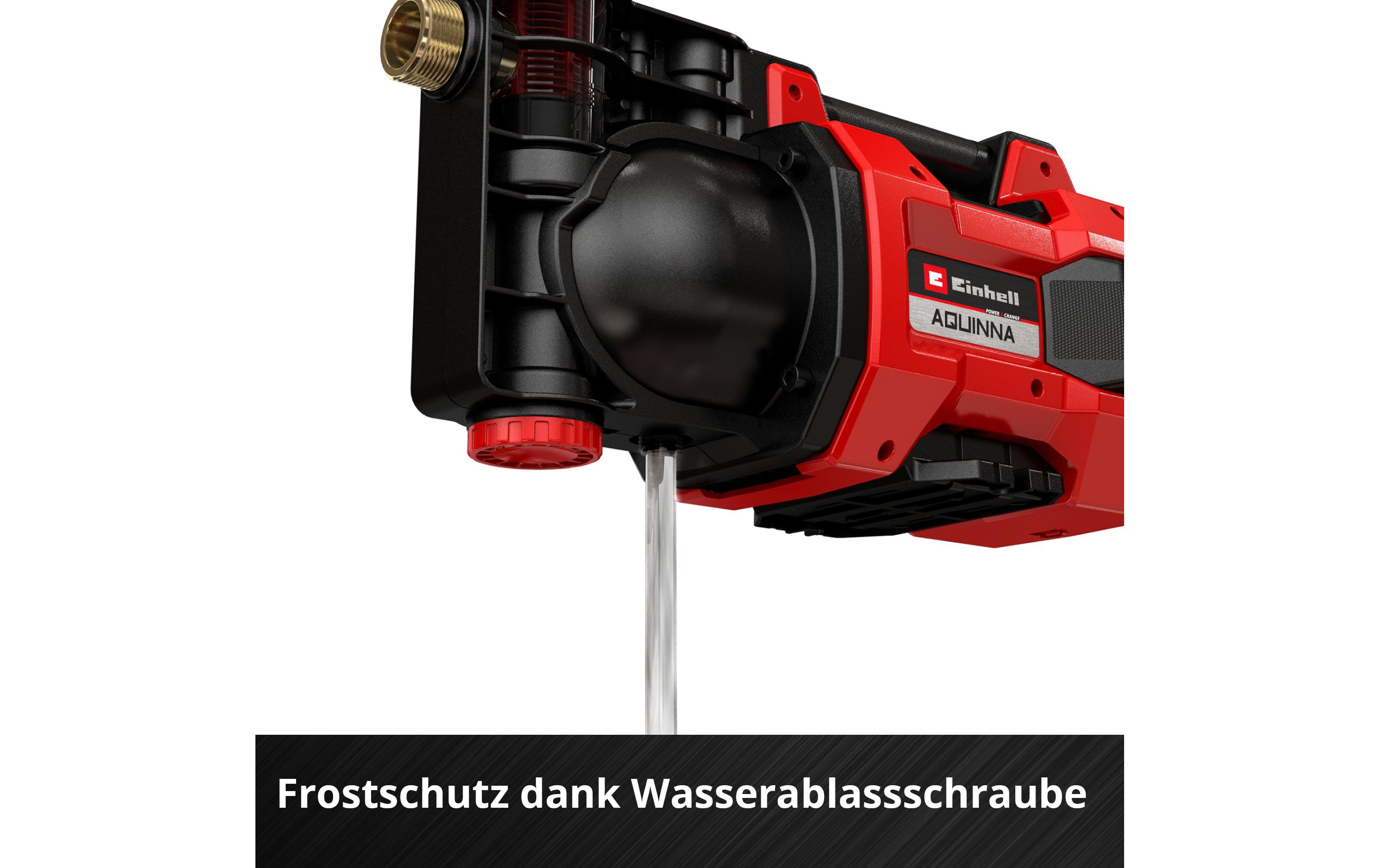 Einhell Akku-Gartenpumpe AQUINNA 18/30 F LED