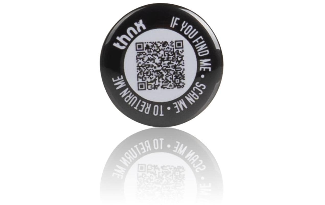 thnxtags thnx tag button Schwarz