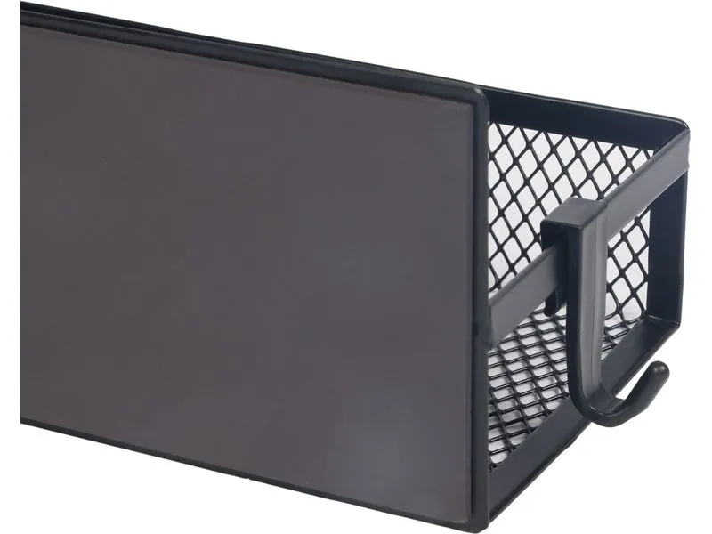 relaxdays Gewürzregale Schwarz 4er Set