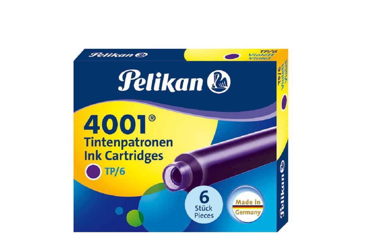Pelikan Tintenpatrone 4001 Violett, 6 Stück