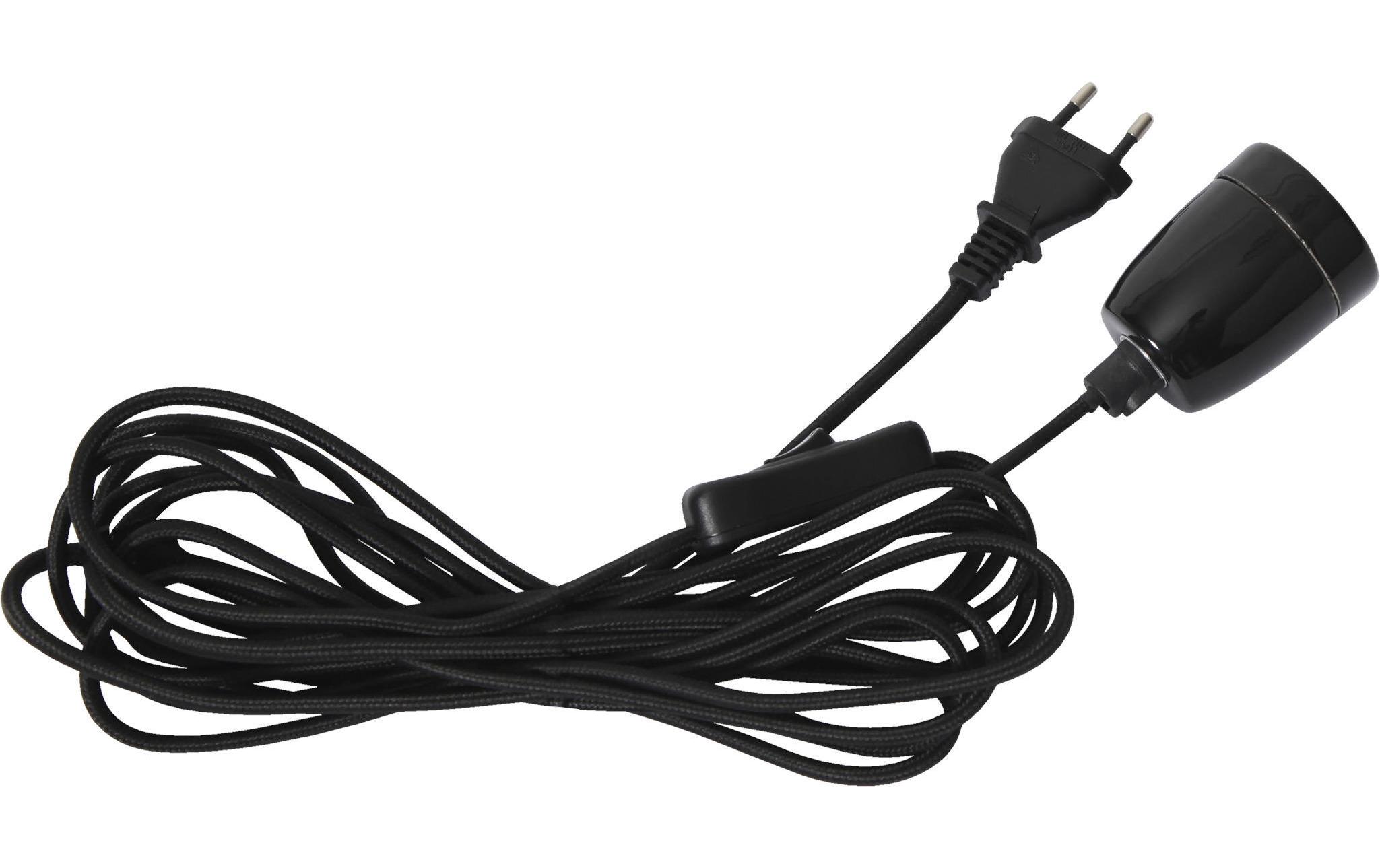 Star Trading Pendelleuchte GLAZE Schwarz