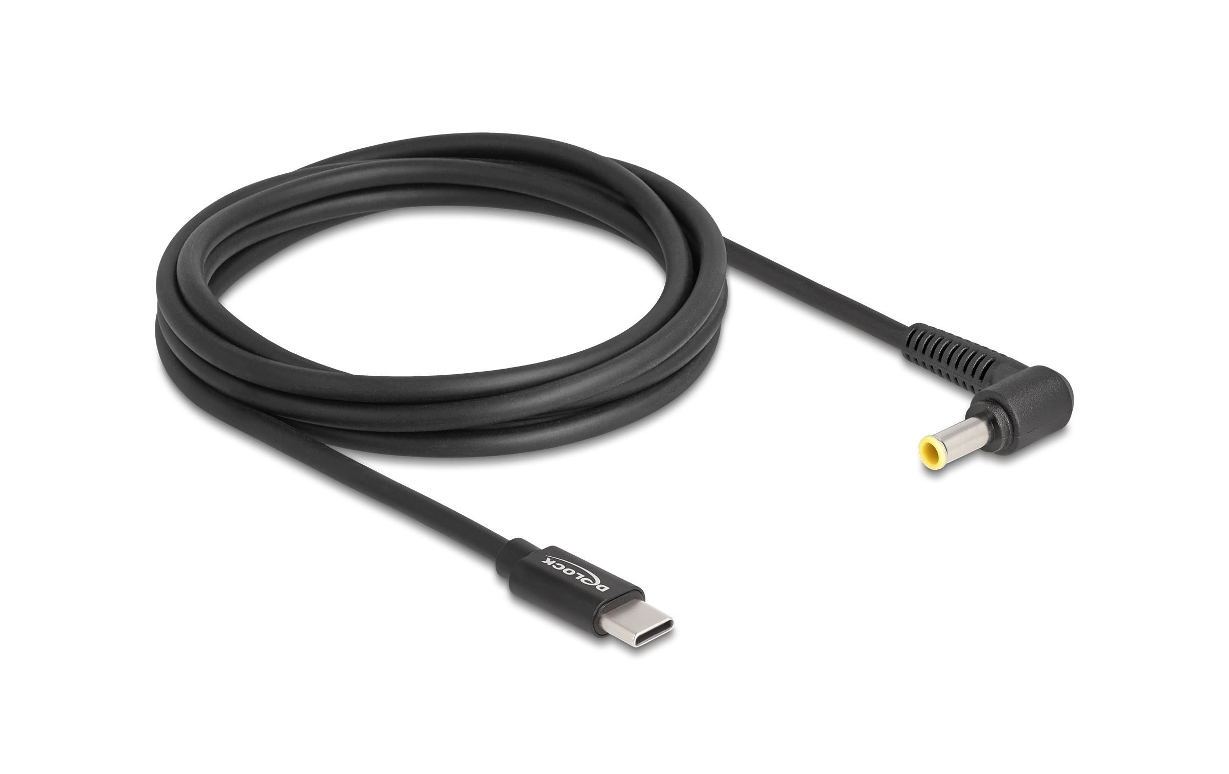 Delock Ladekabel USB-C zu Samsung 5.5 x 3.0 mm Stecker 1.5 m