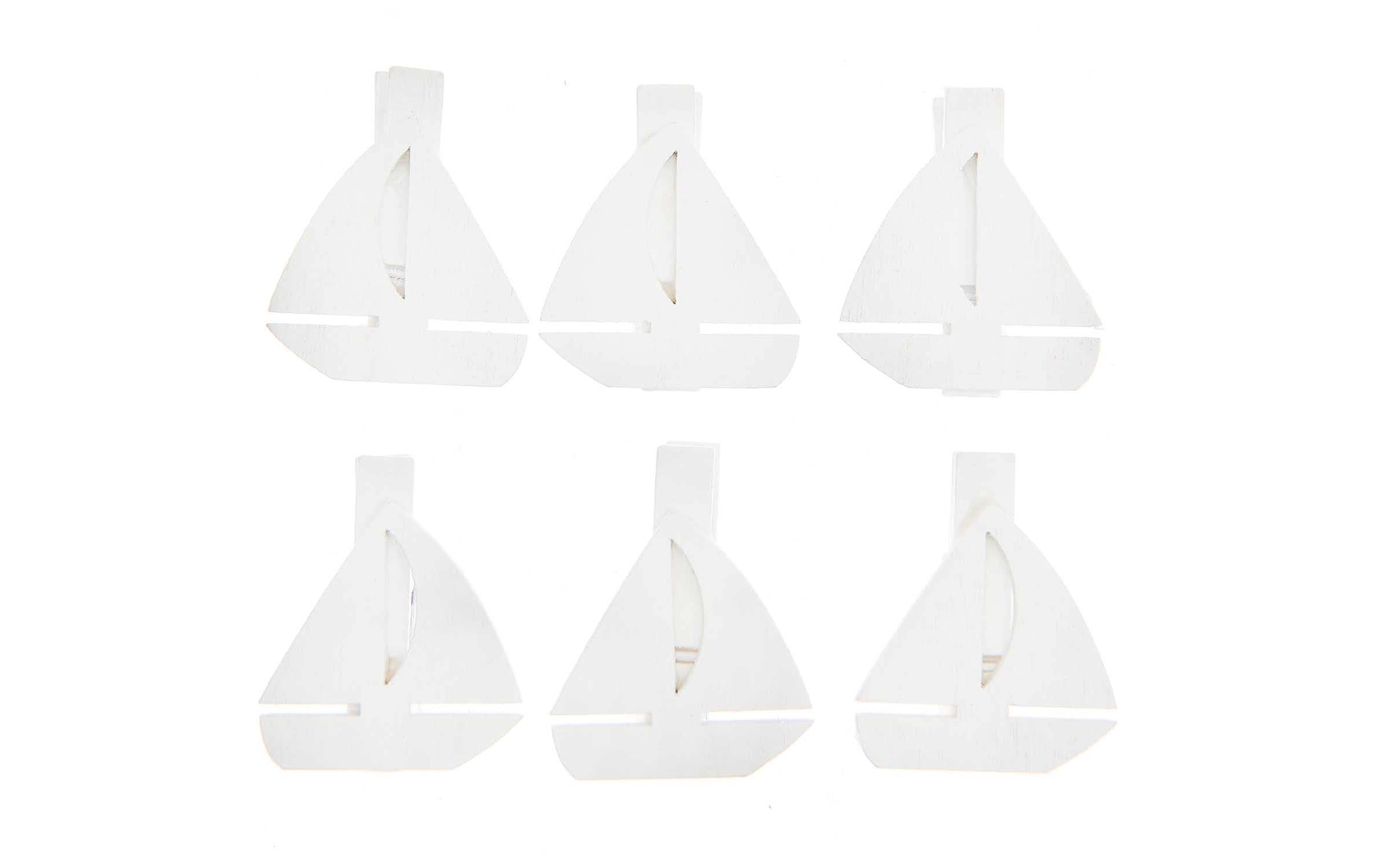 Rico Design Dekoklammer Segelboot 6 Stück Rico Design Dekoklammer Segelboot 6 Stück