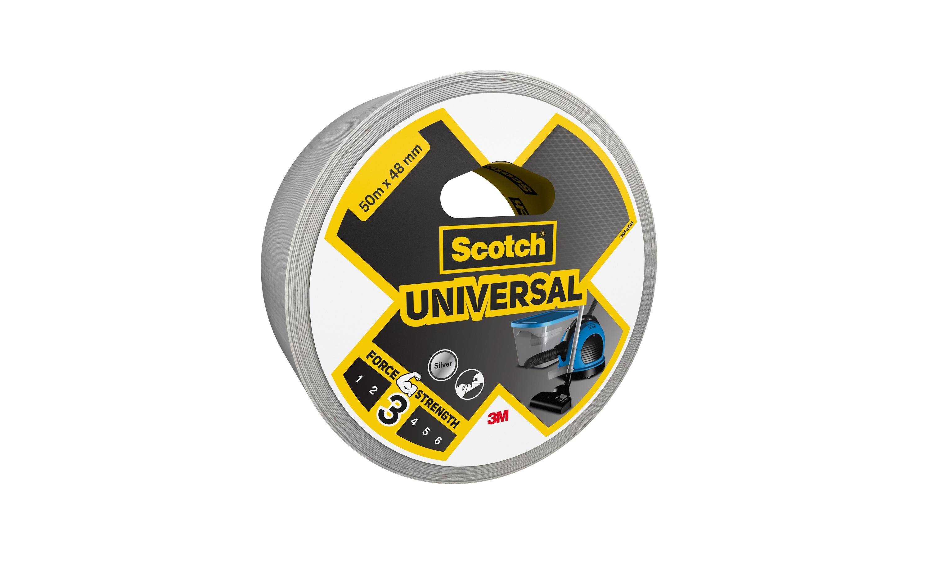 3M Klebeband Scotch Universal 48 mm x 50 m, Silber 3M Klebeband Scotch Universal 48 mm x 50 m, Silber