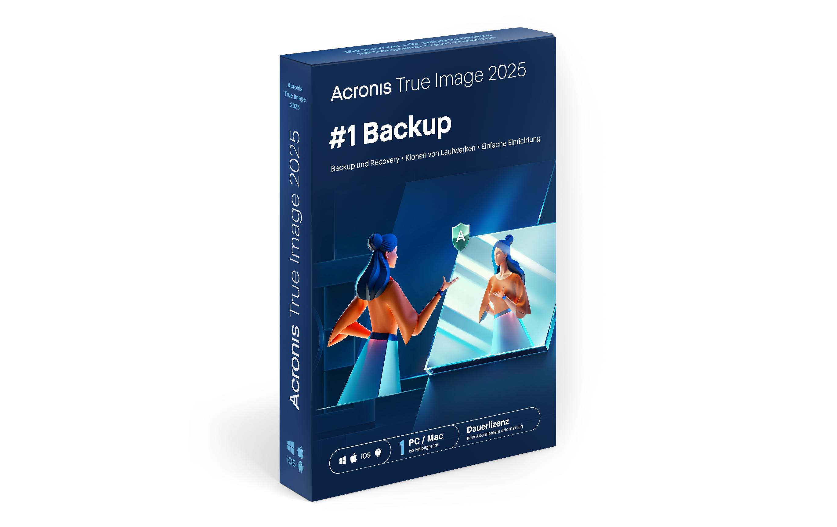 Acronis True Image 2025 Box, Perpetual, 1 PC Acronis True Image 2025 Box, Perpetual, 1 PC