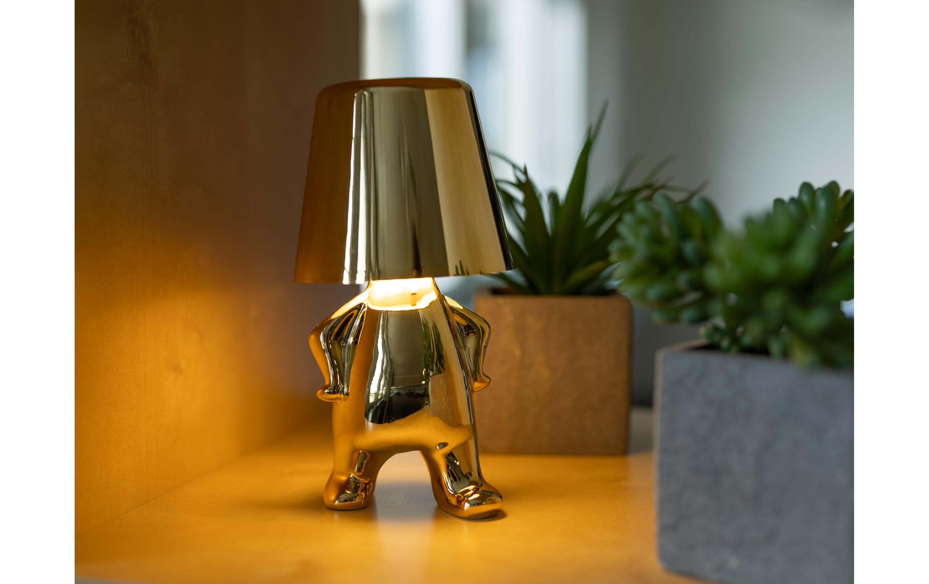 COCON Goldene Tischleuchte BOSS