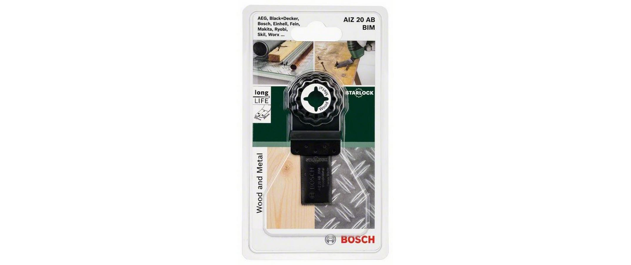 Bosch Tauchsägeblatt Starlock BIM Holz & Metall 20 x 30 mm