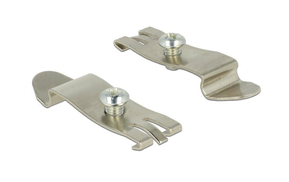 Delock Hutschienenhalter Montageset für 8er & 12er Patchpanele