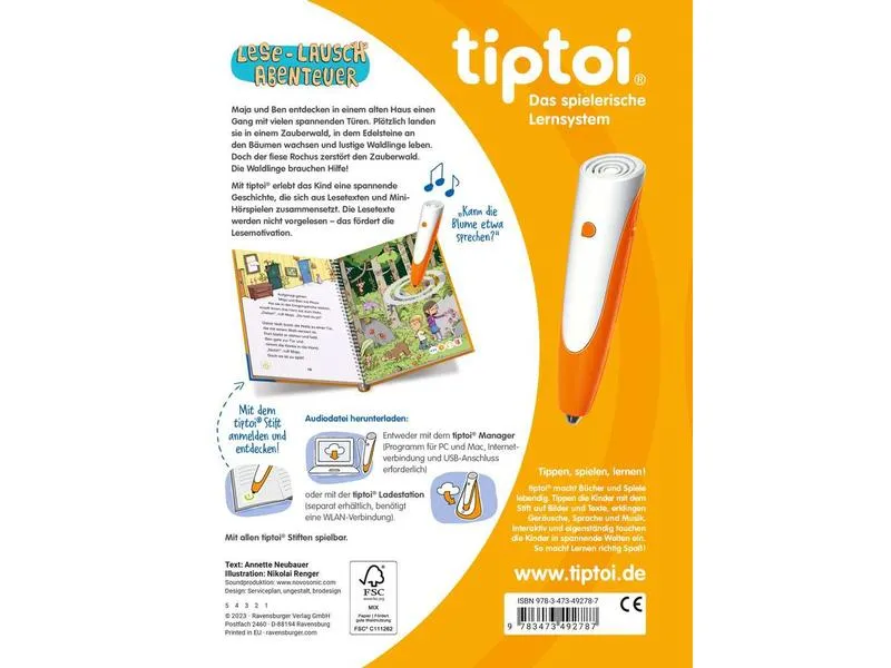 tiptoi Lernbuch Lese-Lausch-Abenteuer Zauberwald tiptoi Lernbuch Lese-Lausch-Abenteuer Zauberwald
