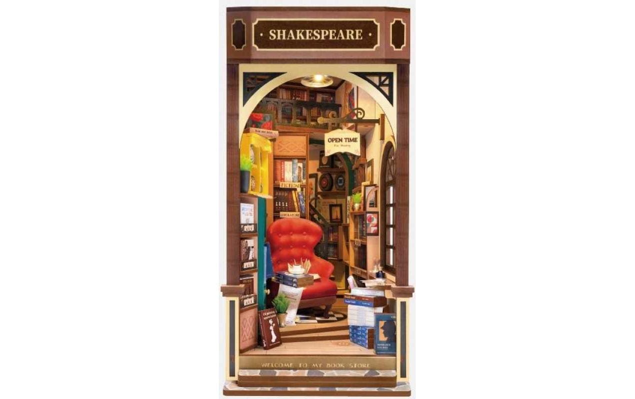 RoboTime Bausatz Book Nook Shakespeare's Bookstore RoboTime Bausatz Book Nook Shakespeare's Bookstore