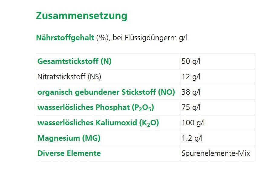 Hauert Flüssigdünger Arbostrat, 1 l